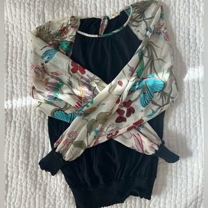 Anthropologie Dawn Smocked Top